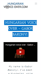 Mobile Screenshot of hungarian-voice-over.com